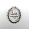 Broșă nepersonalizată pentru buchet mireasă - SFEIS311021 - imagine 2