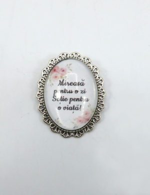 Broșă nepersonalizată pentru buchet mireasă – SFEIS311021