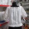 Camasă cu motive traditionale-roșu, din material poplin twill, bumbac 100%, mânecă scurtă - LLDJ506001 - imagine 13