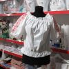 Camasă cu motive traditionale-roșu, din material poplin twill, bumbac 100%, mânecă scurtă - LLDJ506001 - imagine 12