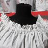 Camasă cu motive traditionale-roșu, din material poplin twill, bumbac 100%, mânecă scurtă - LLDJ506001 - imagine 8