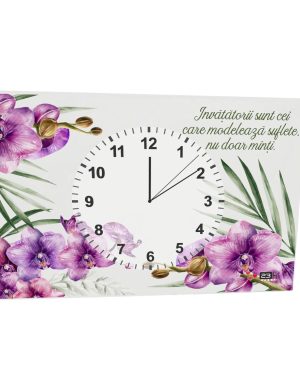 Ceas cadou – Învățătoarii modelează suflete, nu doar minți, dim. 300×200 mm – ILIF506022