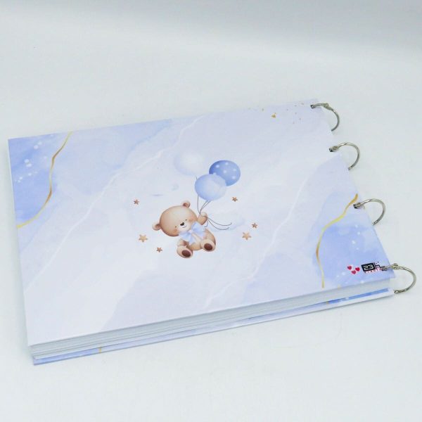 Guest Book Botez – carte mesaje invitați - Prima mea petrecere, Ursuleți Bleu - ILIF506072 - imagine 4