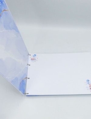 Guest Book Botez – carte mesaje invitați – Prima mea petrecere, Ursuleți Bleu – ILIF506072