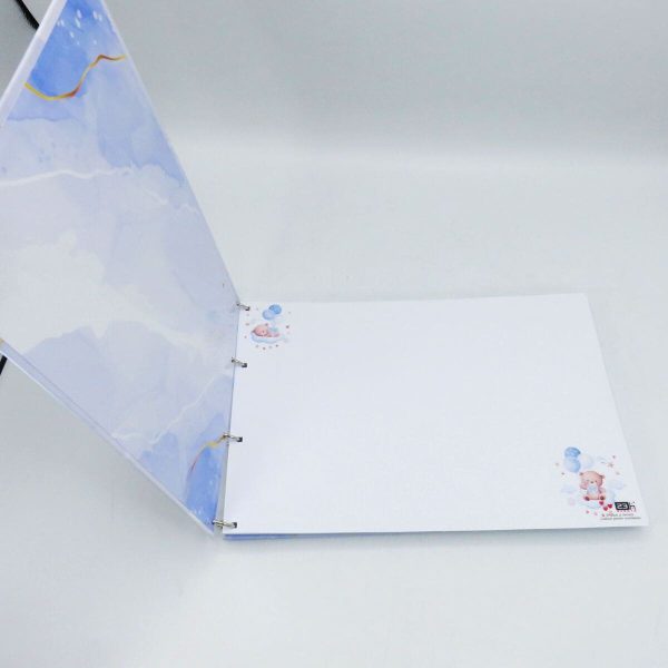 Guest Book Botez – carte mesaje invitați - Prima mea petrecere, Ursuleți Bleu - ILIF506072 - imagine 3