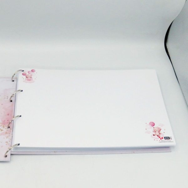 Guest Book Botez – carte mesaje invitați - Prima mea petrecere, Ursuleți Roz - ILIF506071 - imagine 6
