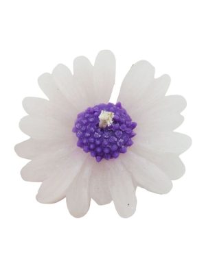 Mărturie nuntă-botez lumânare, Margaretă, diam. 6cm – ILIF506005