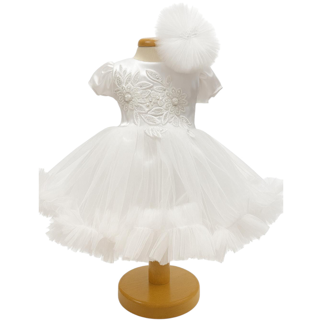 Rochita botez fetita culoare alba ILIF507002 1