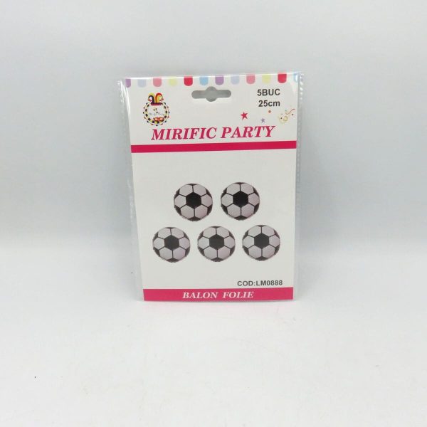 Baloane din folie Minge de fotbal, 5buc/set - ILIF507043 - imagine 3