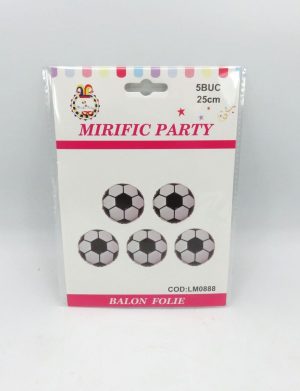 Baloane din folie Minge de fotbal, 5buc/set – ILIF507043