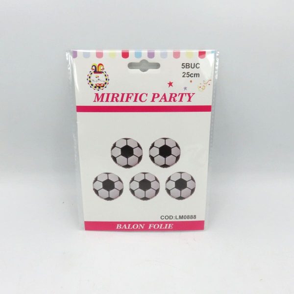 Baloane din folie Minge de fotbal, 5buc/set - ILIF507043 - imagine 2