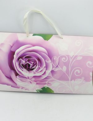 Cutie cadou din carton, model floral dim.43x7x23 cm – ILIF507031