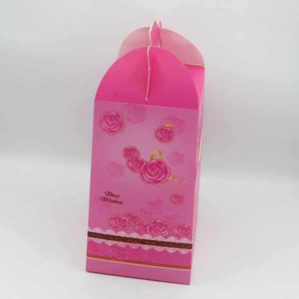 Cutie  cadou din carton, formă pătrată cu mâner dim.17x14x25 cm - ILIF507030 - imagine 2