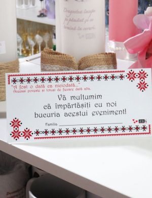 Plic de dar nuntă, model tradițional roșu m2 – MIBC507004