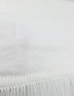 Prosop Mire pentru bărbierit, model tradițional alb, 75×36 cm – ILIF507008