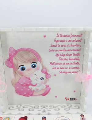 Set Tăviță Moț cu Meserii, Fetița & Iepurașul, model nepersonalizat, 13 piese – ILIF507016
