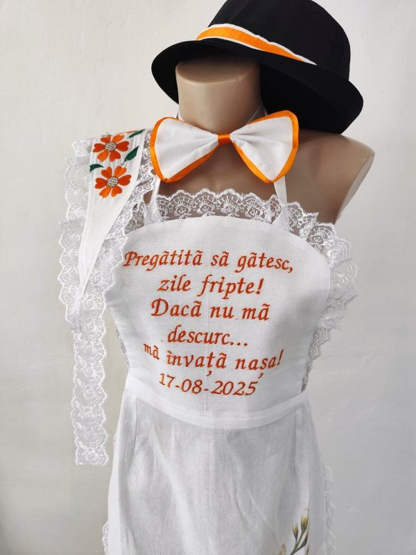Set dezgătit mireasă-mire, model Floarea-soarelui m1 cu 4 piese Personalizat - Zile Fripte - ODIS507004 - imagine 2