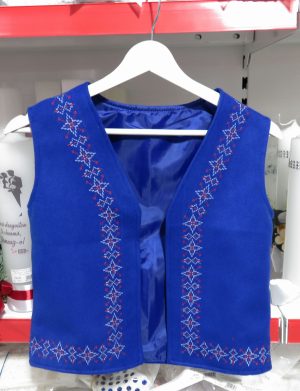 Vestă fetiță, brodată cu motive populare, croită în România – LLDJ507005