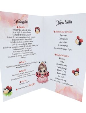 Meniu botez fetita cu gargarita / buburuza – MIBC507014