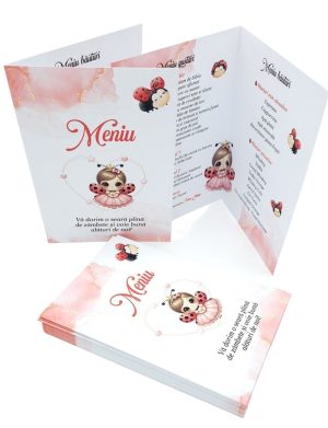 Meniu botez fetita cu gargarita / buburuza – MIBC507014