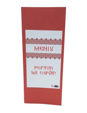 Meniu nunta, tematica traditional rosu – MIBC507025