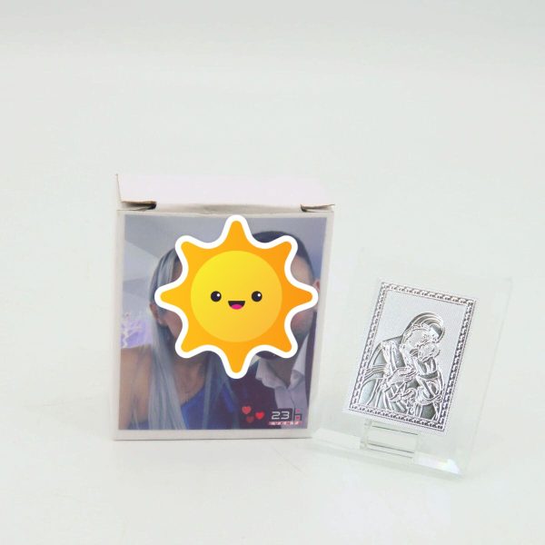 Mărturie nuntă, iconiță în cutie personalizată cu etichetă dublă, Boho - ILIF509011 - imagine 9
