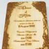 Invitatii nunta sau botez din lemn gravate laser 23h Events 7