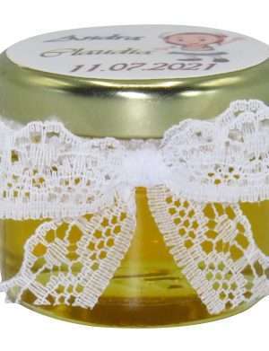 Marturii dulci cu miere, eticheta customizabila, Dorinta 30 gr. – DSBC201001