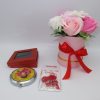 Set cadou cu oglinda martisor ie din fetru si aranjament trandafiri sapun 23h Events 3