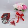 Set cadou cu oglinda martisor ie din fetru si aranjament trandafiri sapun 23h Events 4
