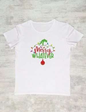 Tricou Merry Whatever, personalizat prin DTG – ACD1102