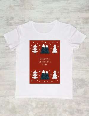 Tricou Welcome Christmas Time, personalizat prin DTG – ACD11019