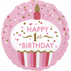 balon folie 45 cm 1st birthday cupcake girl 1